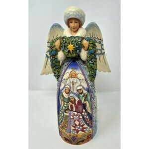 Jim Shore 2009 Heartwood Creek 4014295 Night Divine Angel Figurine Nativity